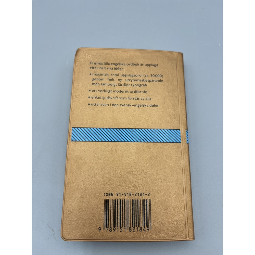 Prismas engelska ordbok : Engelsk-svensk, svensk-engelsk : Vintage 1989 Leather - Picture 2 of 3